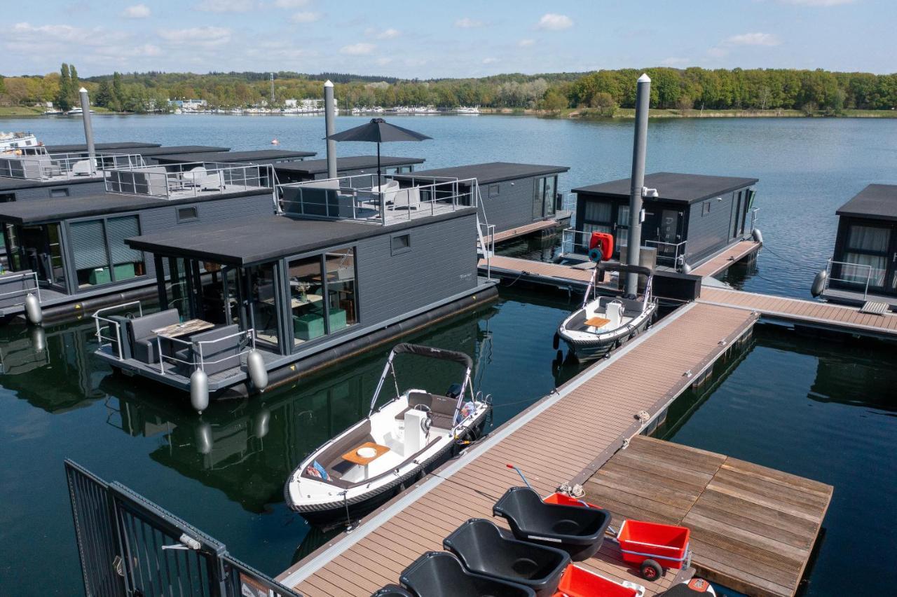Houseboats Mookerplas Met Dakterras Middelaar Exterior photo