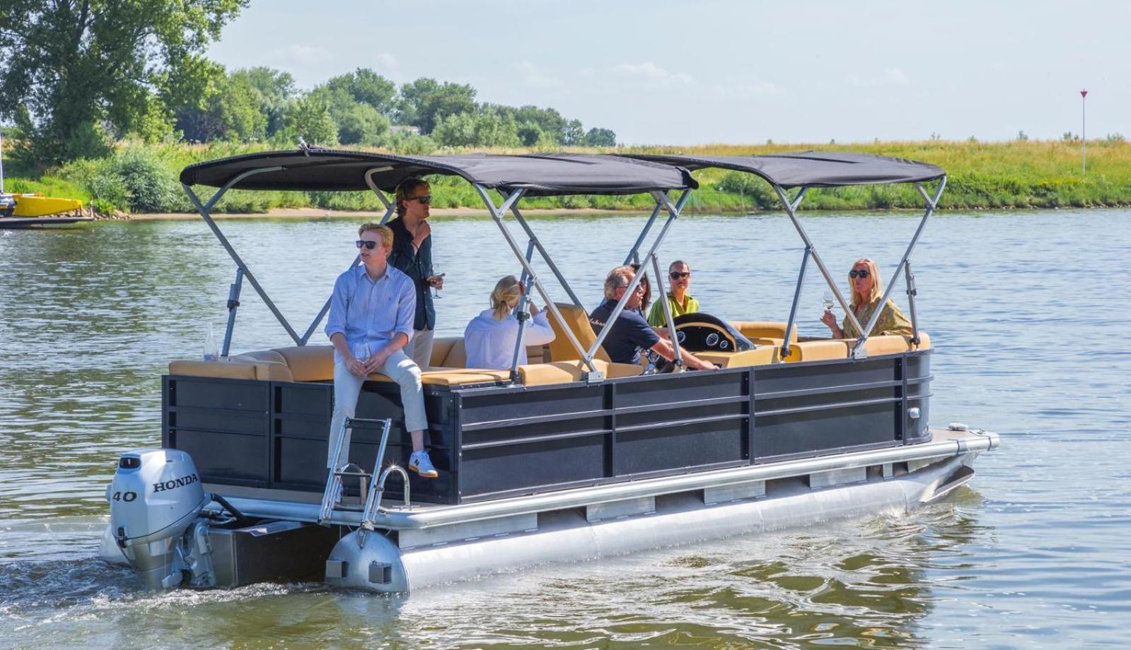 Houseboats Mookerplas Met Dakterras Middelaar Exterior photo